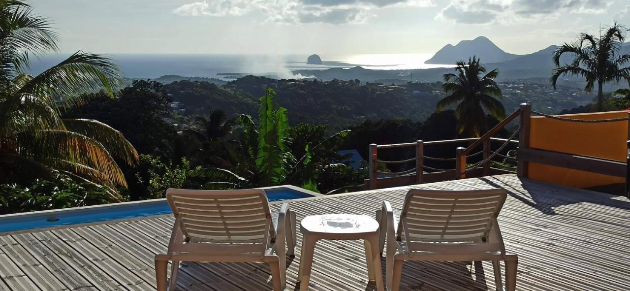 Villa CosaRoé Martinique Piscine et superbe vue mer Riviere-Salee Exterior foto