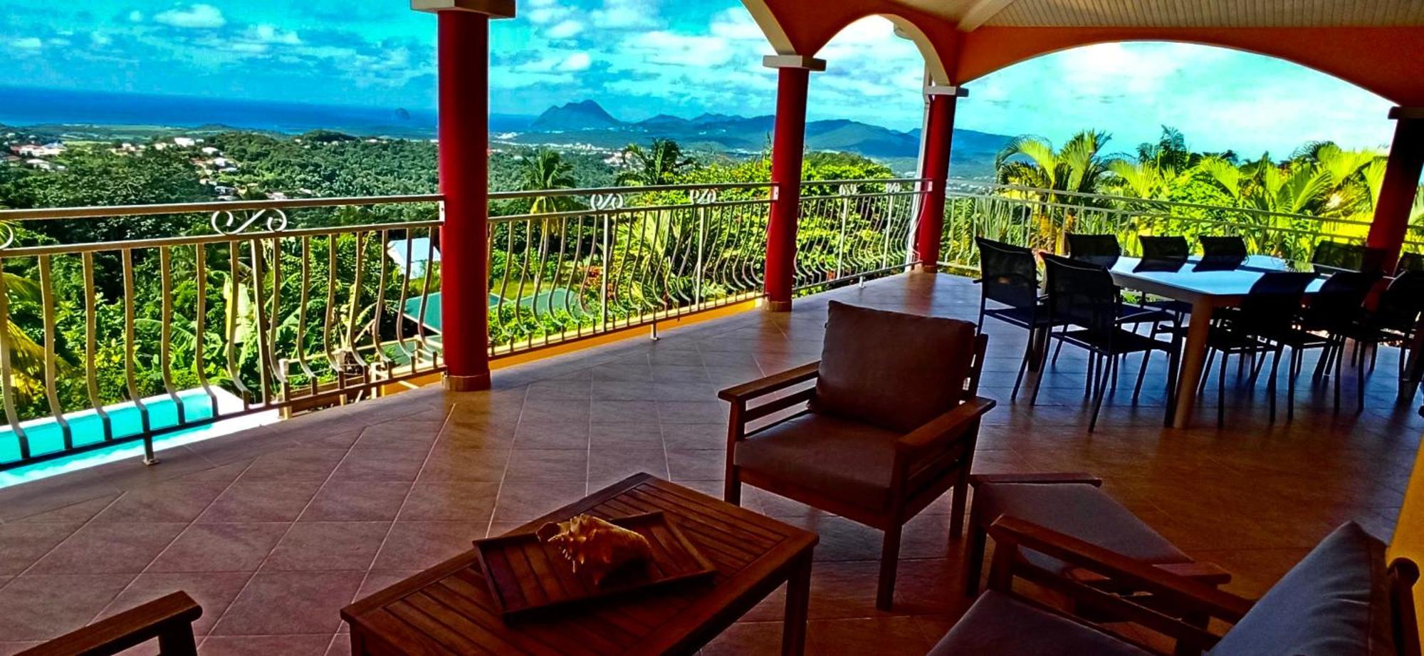Villa CosaRoé Martinique Piscine et superbe vue mer Riviere-Salee Exterior foto